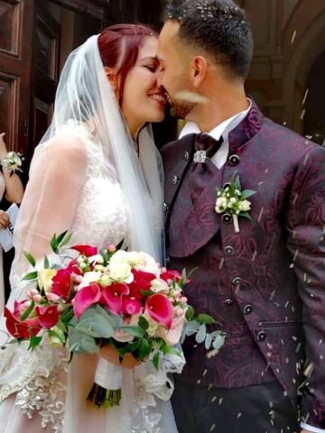 Matrimonio di Maria e Giovanni sposi